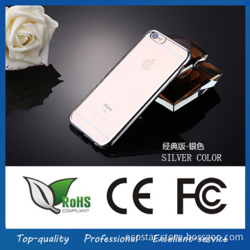 HOT NEW Clear case TPU Cover electroplating shining smartphone cover